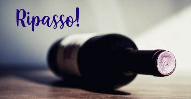 Ripasso vin en flaska som ligger
