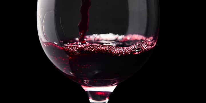 tanniner - ett glas rött