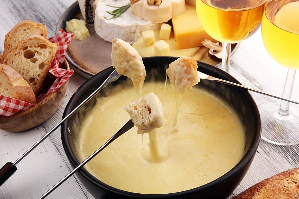 Vinjournalens ostfondue