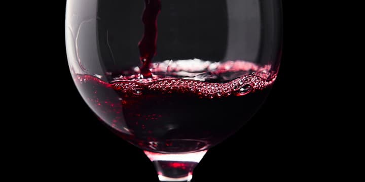 tanniner - ett glas rött