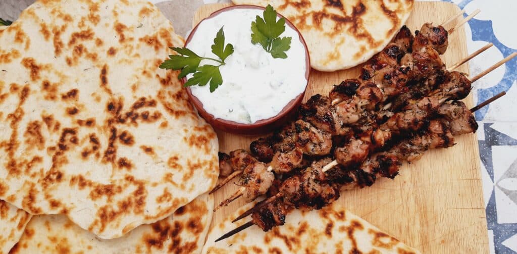 vin till grillad lammspett