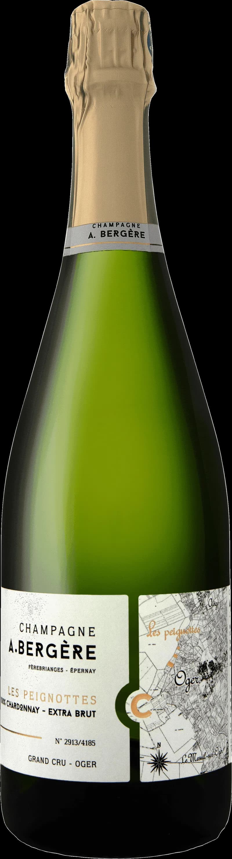 Flaska och glas med Åbergs mousserande vin