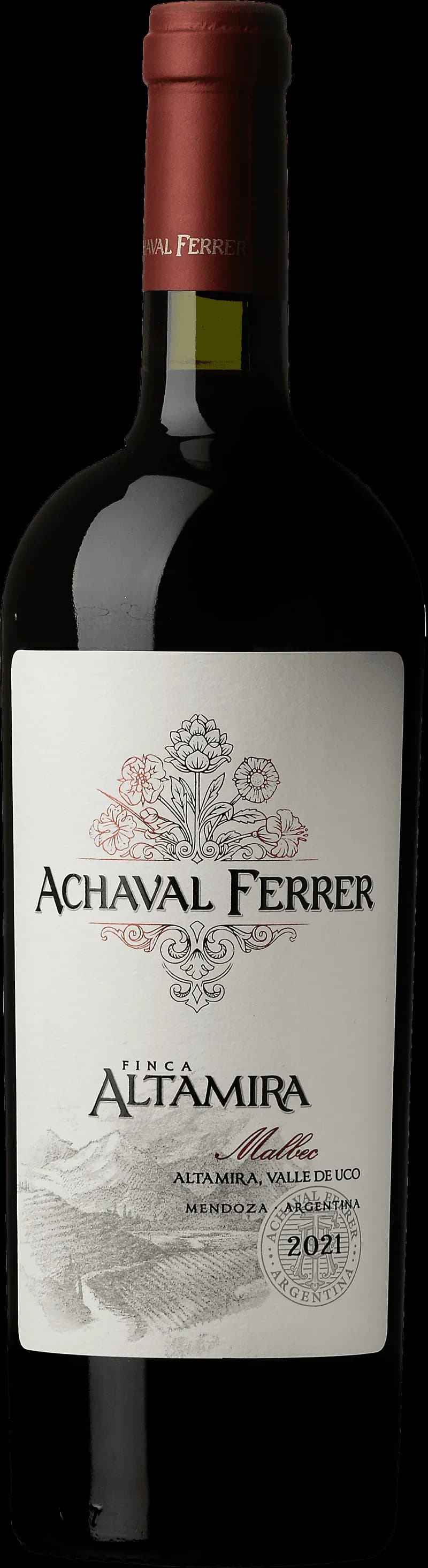 Flaska av rött vin från Achaval Ferrer