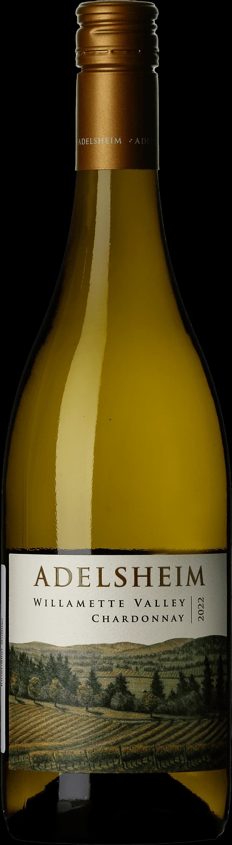 Flaska av vitt vin från Adelsheim