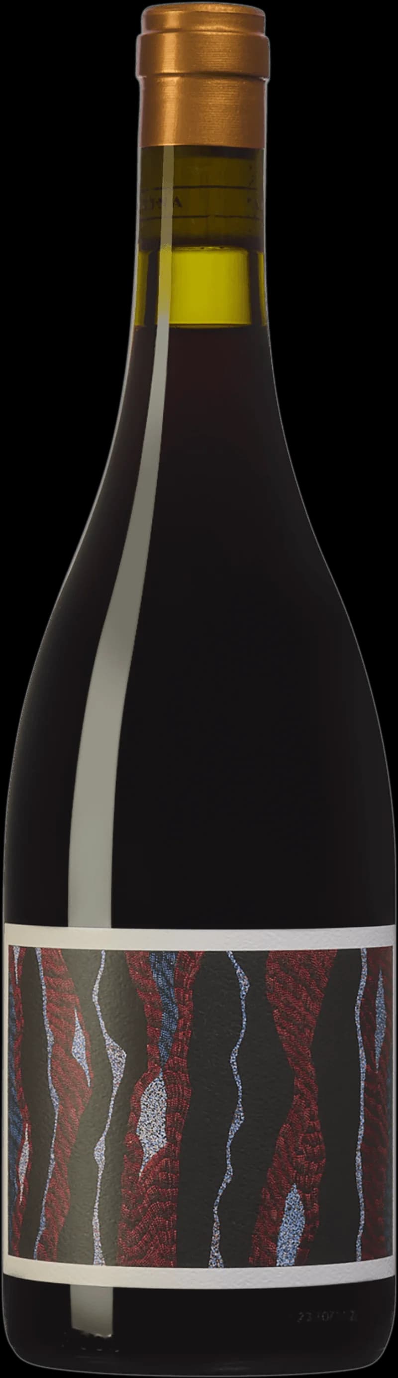 Flaska med rött vin från Alkina