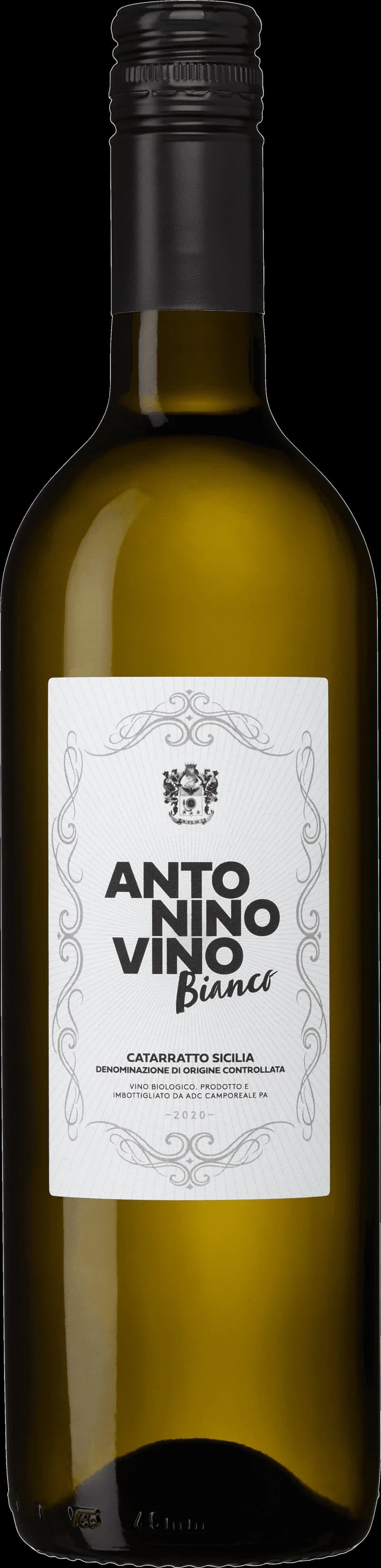 Flaska av vitt vin från Antonino Vino
