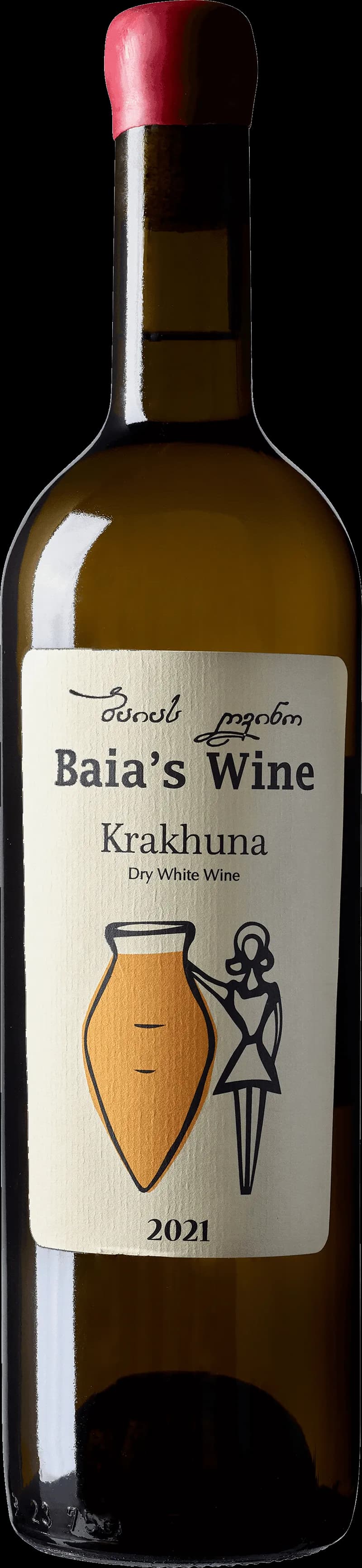 Flaska med vitt vin från Baia's Wine