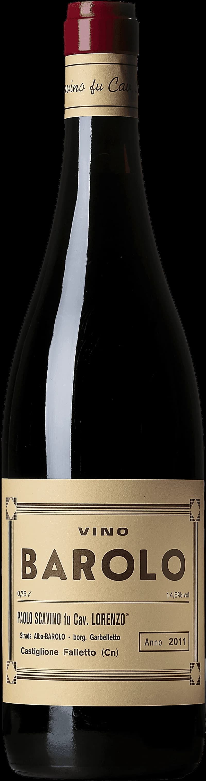 Flaska av Barolo Novantesimo Riserva rött vin mot neutral bakgrund.