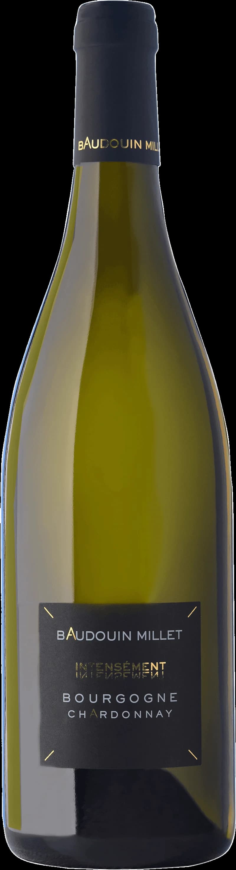 Flaska av vitt vin från Baudouin Millet
