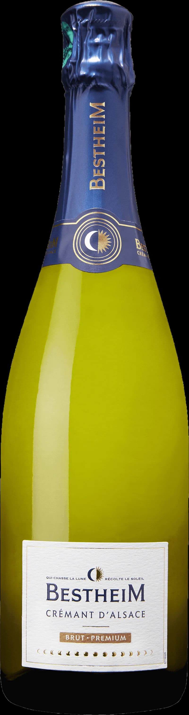 Flaska med Bestheim mousserande vin på en elegant dukning.