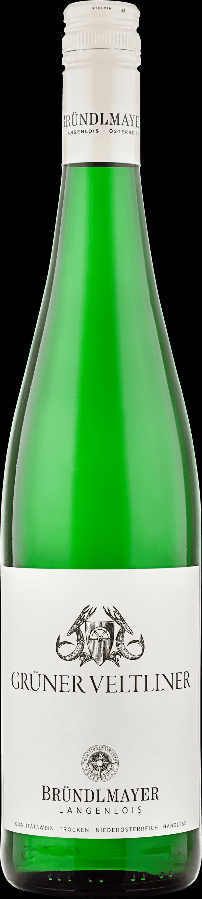 Flaska med vitt vin från Bründlmayer