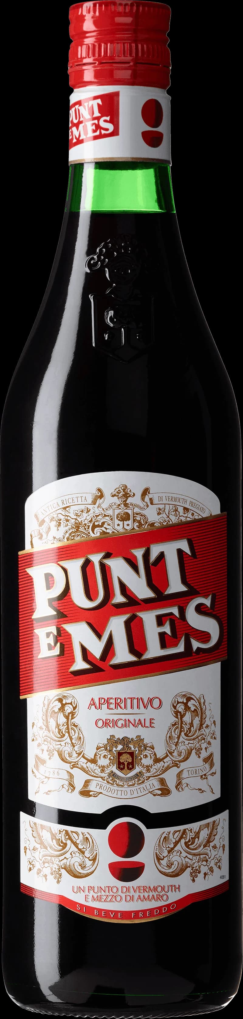 Flaska med Carpano Vermouth på en barhylla.