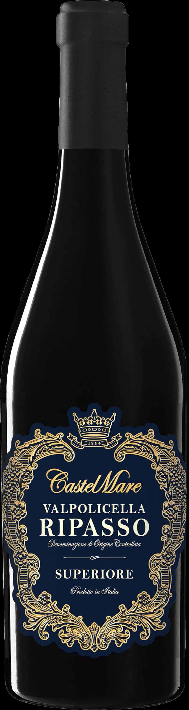 Flaska av rött vin från Castelmare