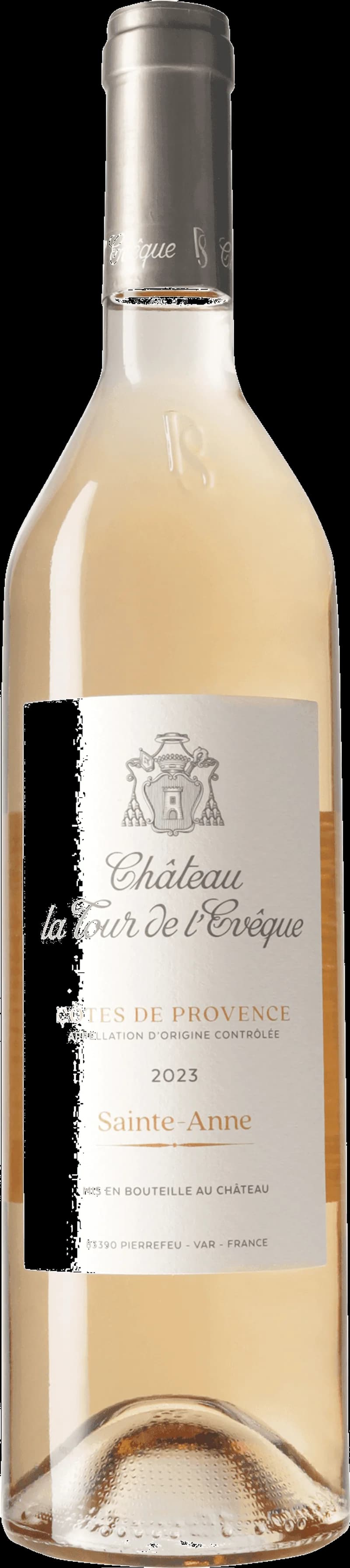 Flaska rosévin från Château La Tour de l'Évêque