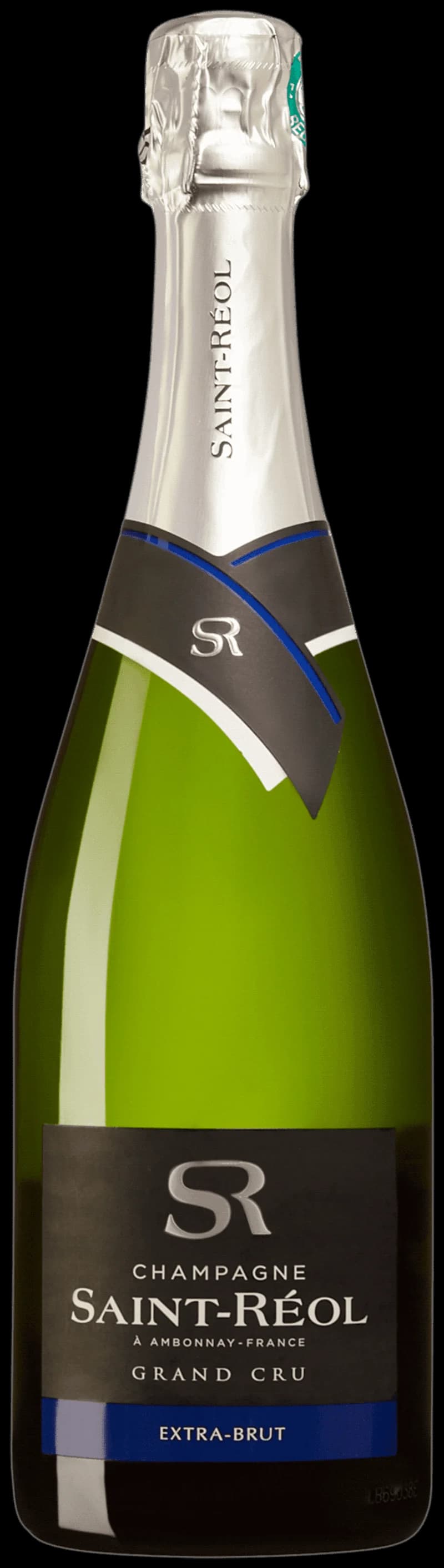 Champagne Saint Réol mousserande vin i champagneglas