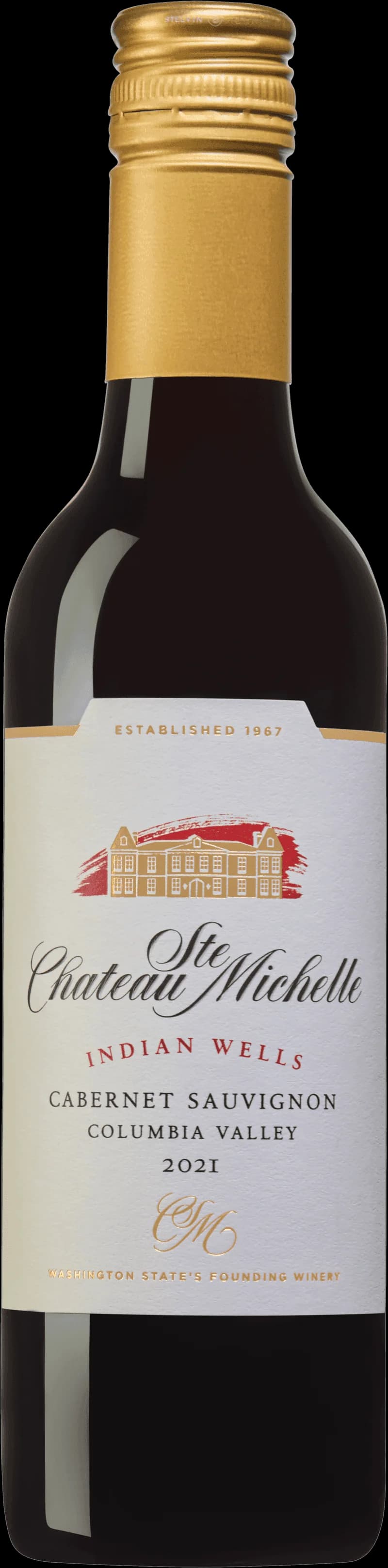 Flaska av rött vin från Château Ste. Michelle