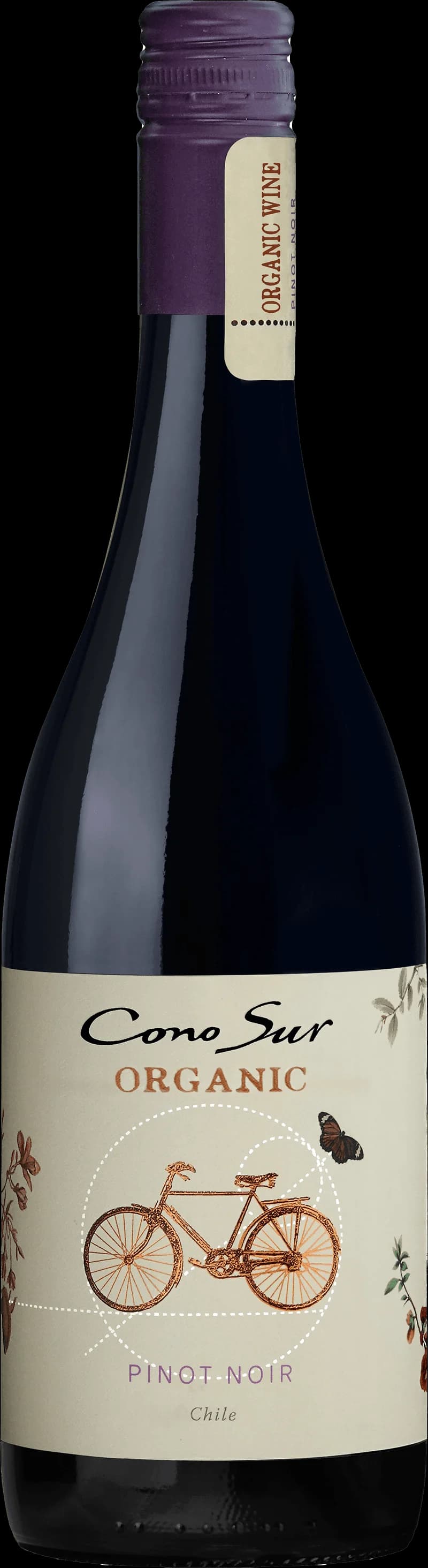 Flaska Cono Sur rött vin på bordet