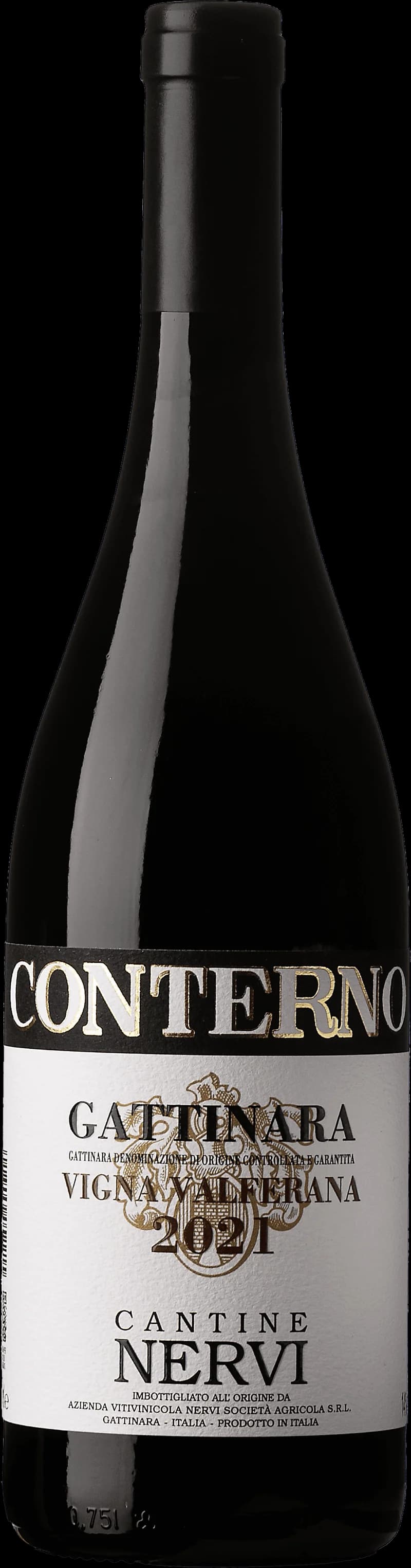 Flaska av rött vin från Conterno Vigna Valferana