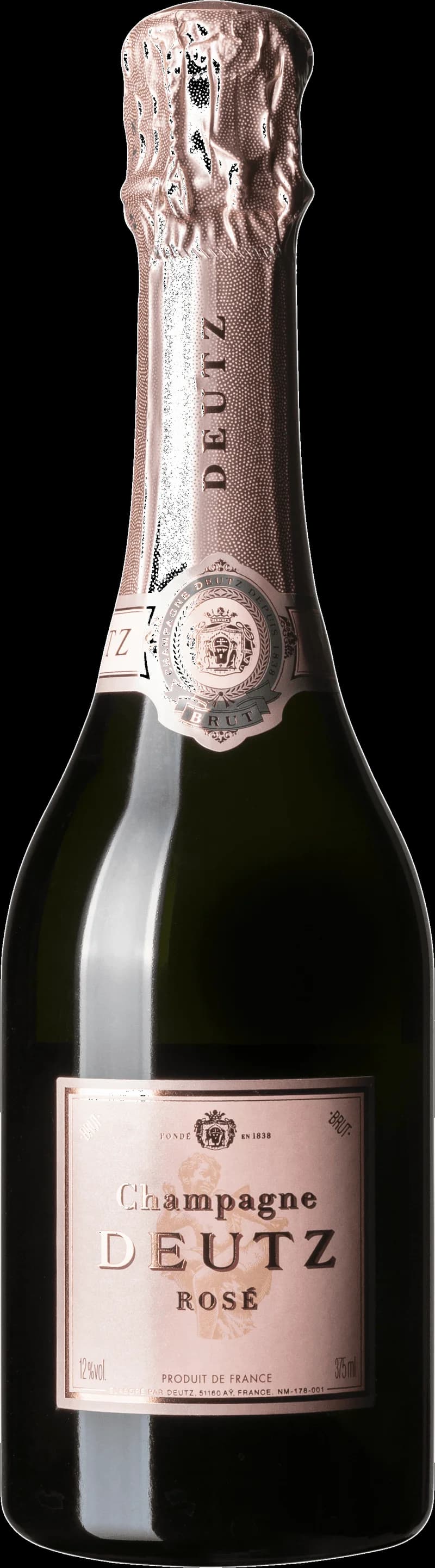 Flaska av mousserande vin från Deutz