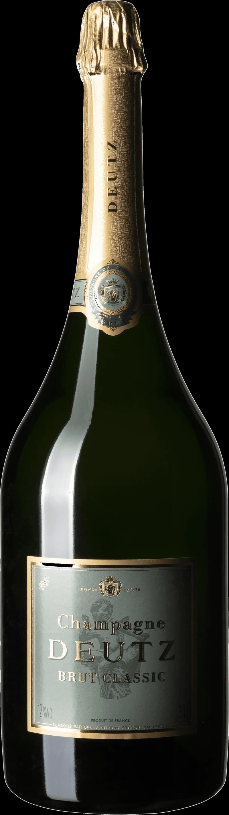 Flaska av mousserande vin från Deutz