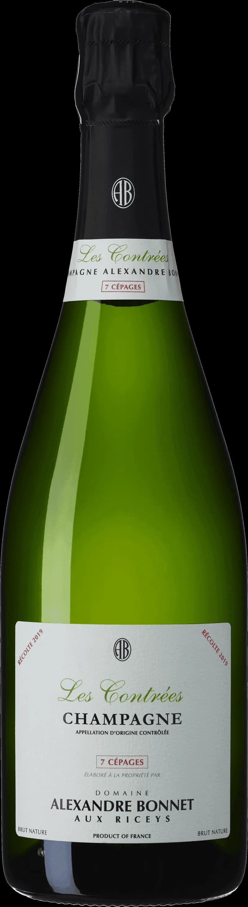 Flaska från Domaine Alexandre Bonnet med mousserande vin