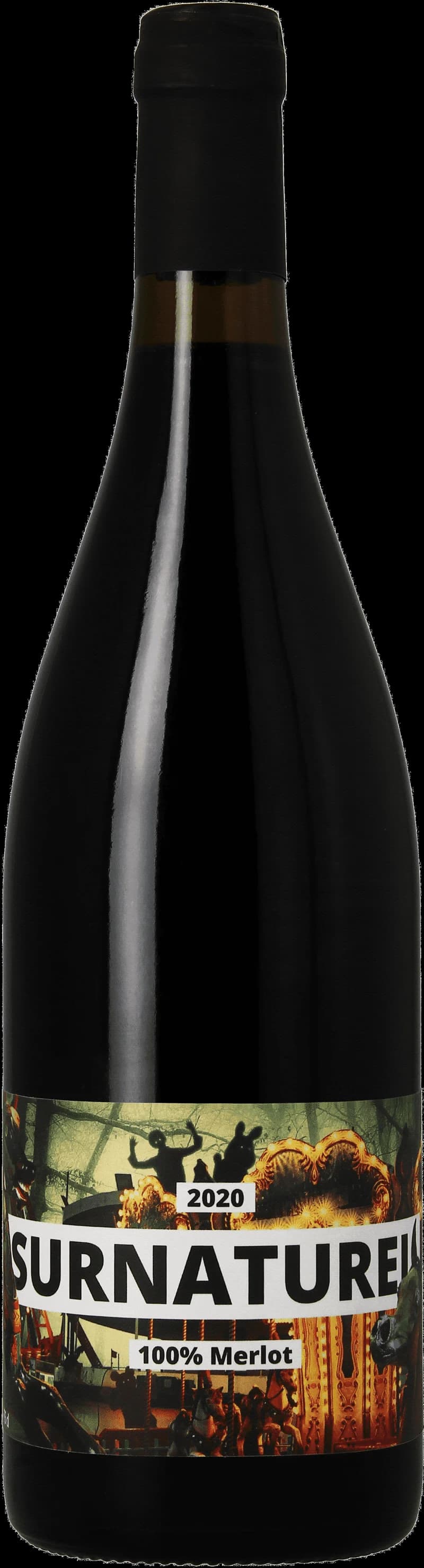 Flaska av rött vin från Domaine Chibaou