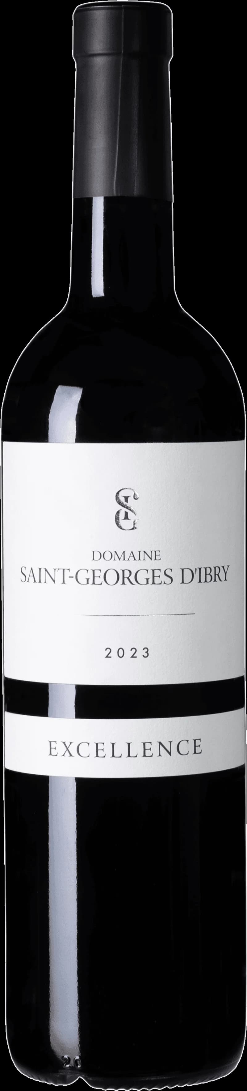 Flaska med rött vin från Domaine Georges d'Ibry