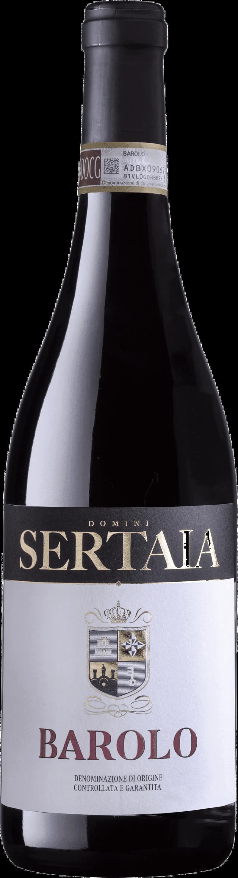 Flaska av rött vin från Domini Sertaia