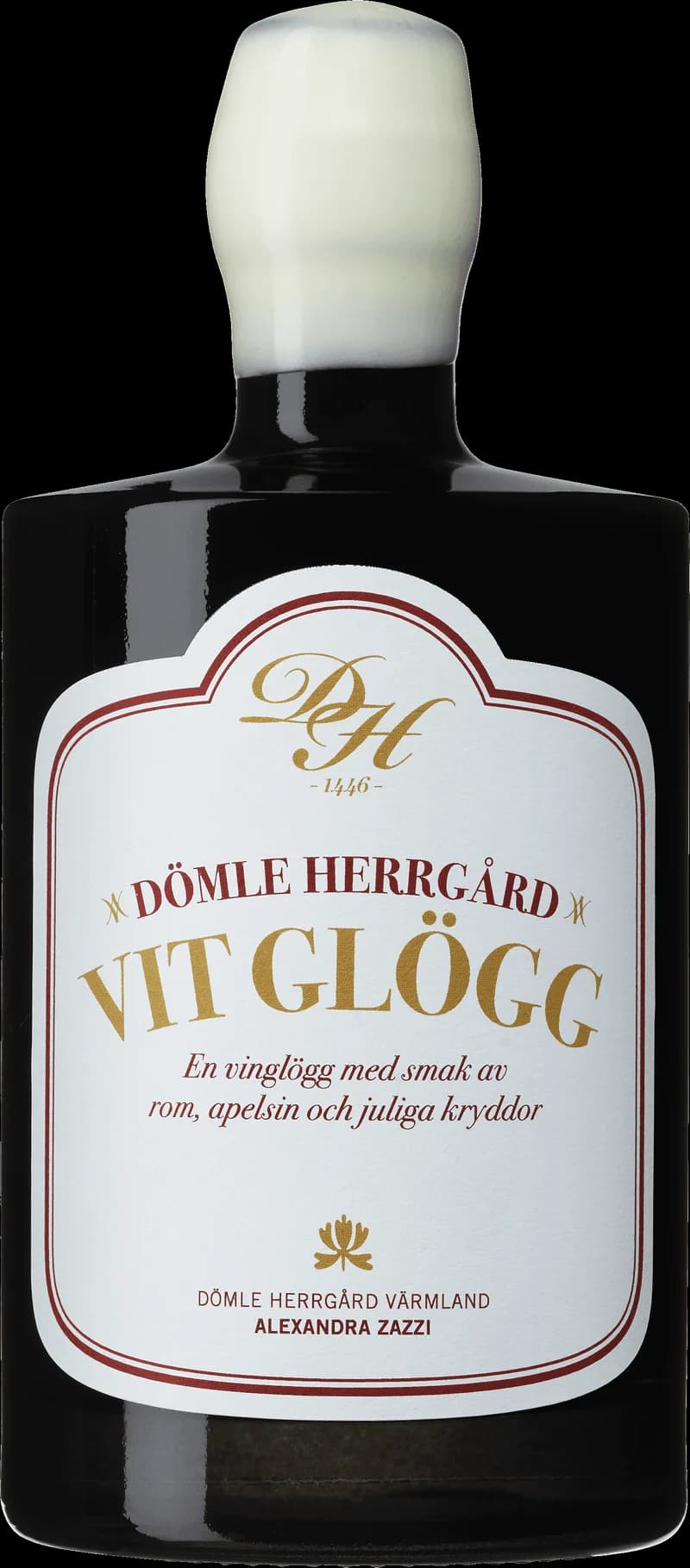 Flaskor med glögg och glühwein från Domle Herrgård