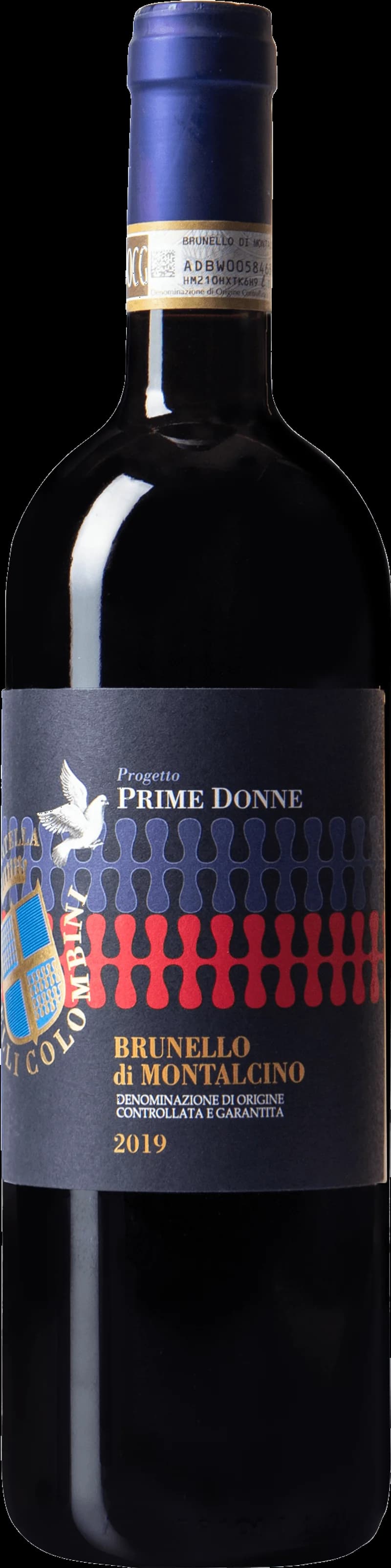 Donatella Cinelli Colombini rött vin i ett vinglas