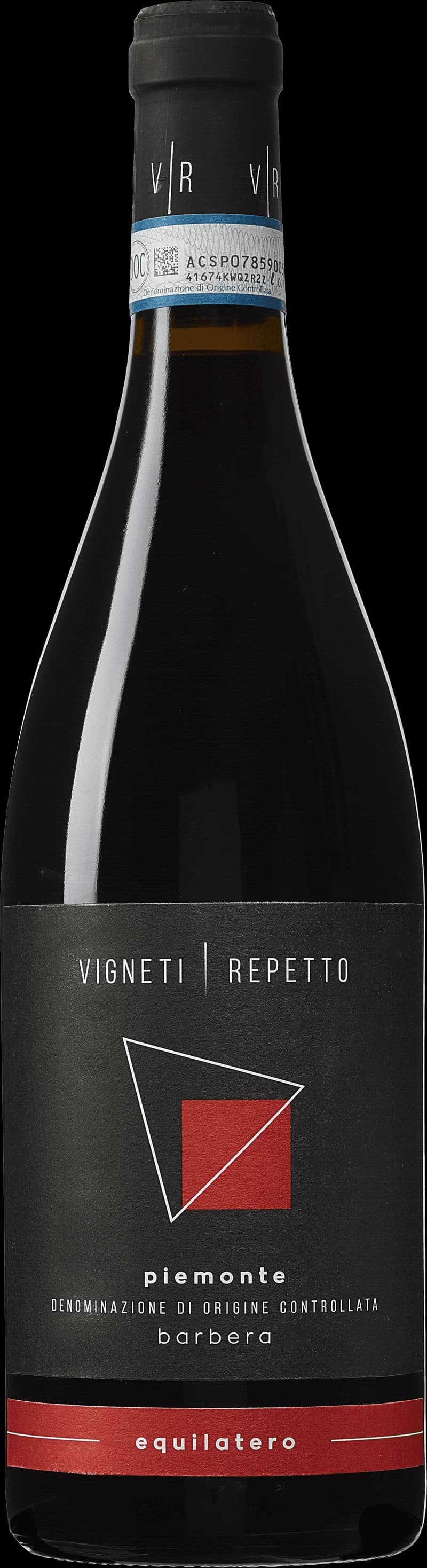 Flaska Equilatero rött vin på bordet