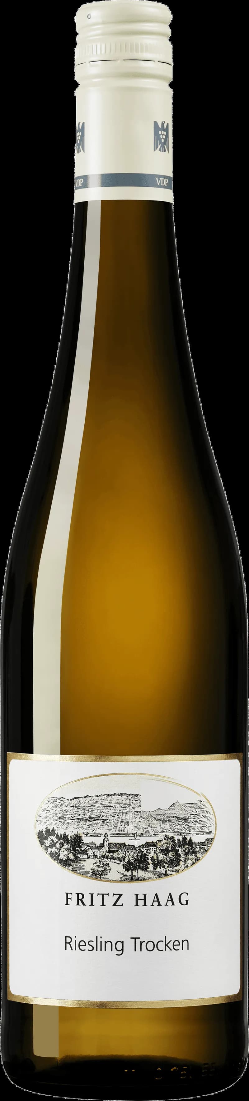 Flaska med vitt vin från Estate