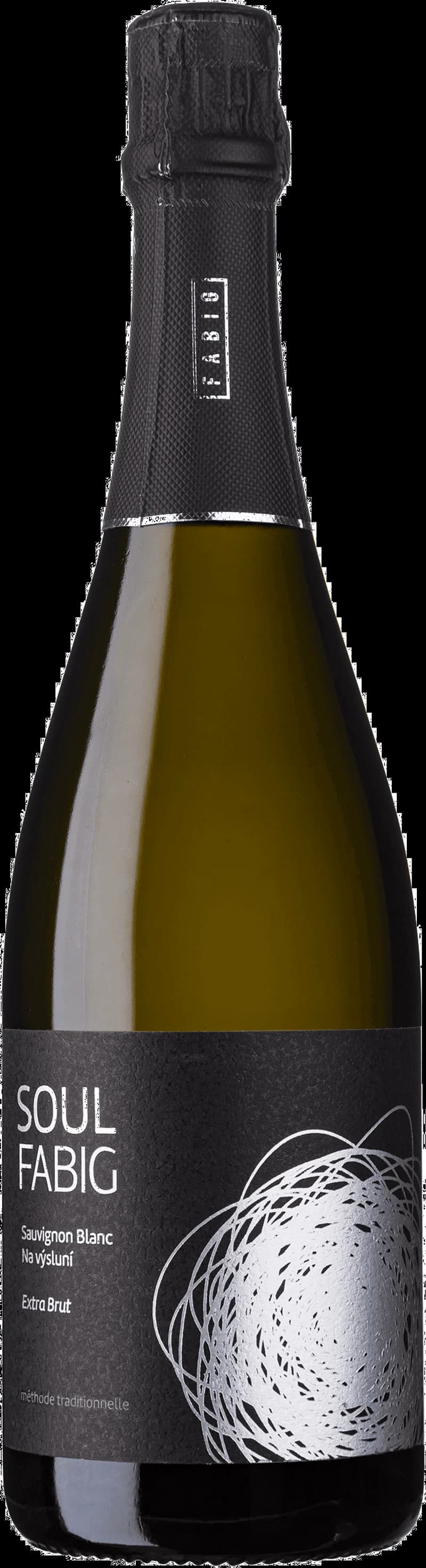 FABIG mousserande vin i ett elegant glas med bubblor.