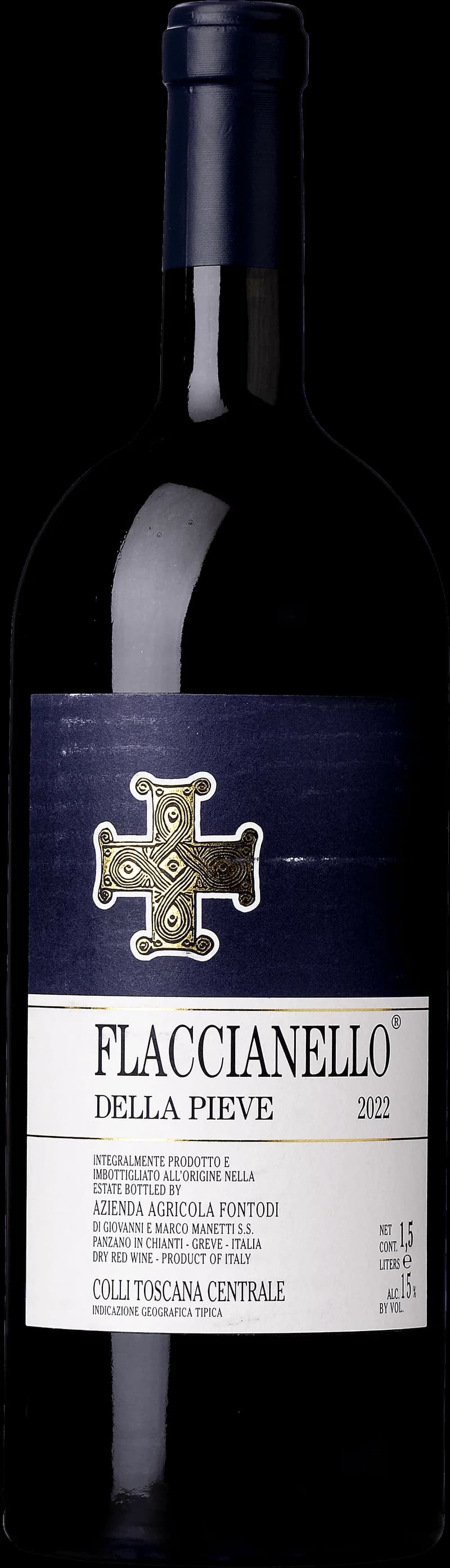 Flaskbild av Flaccianello della Pieve rött vin från Italien