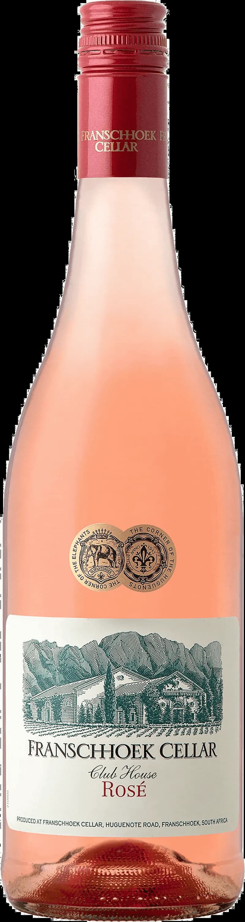 Flaska rosévin från Franschhoek Cellar i Sydafrika