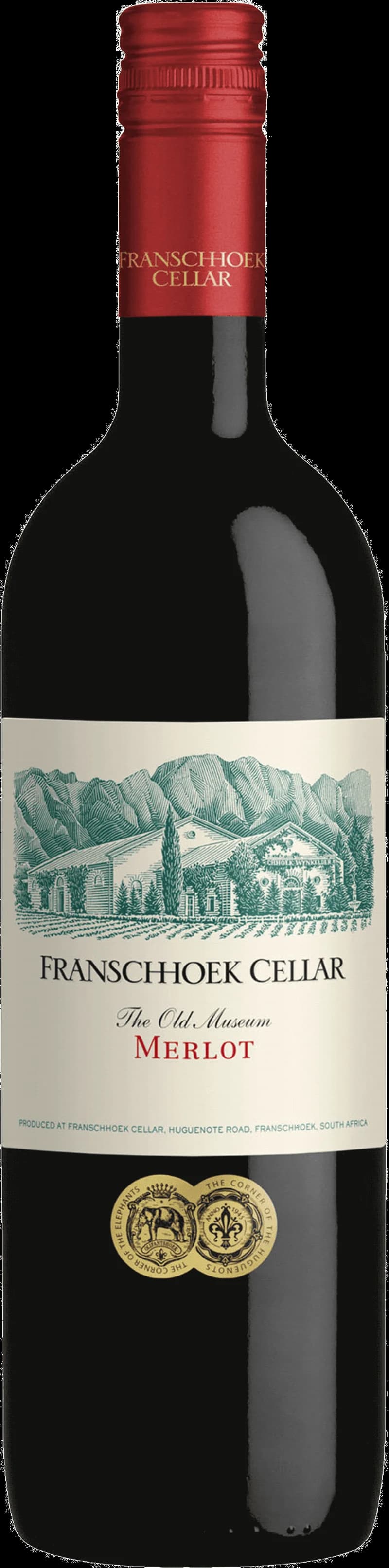 Rött vin från Franschhoek Cellar i Sydafrika.