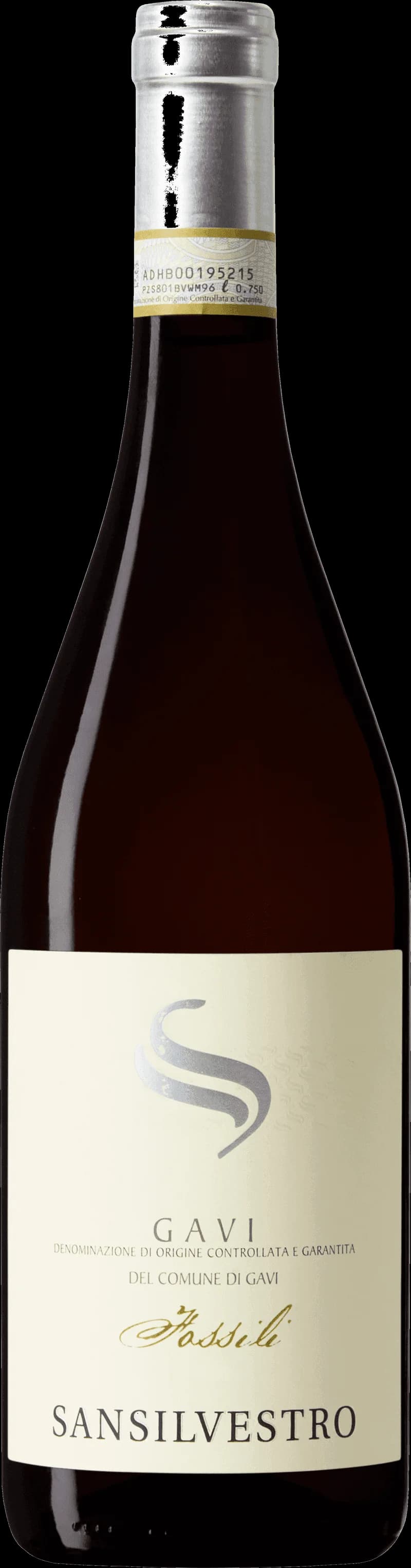 Flaska med Gavi vitt vin på ett bord