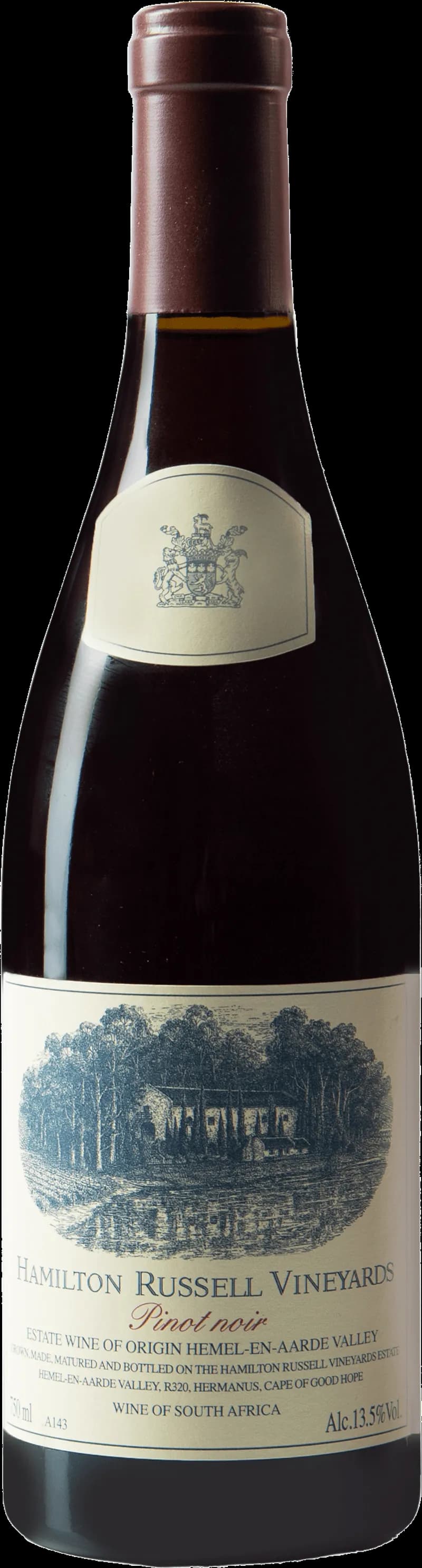 Flaska rött vin från Hamilton Russell Vineyards