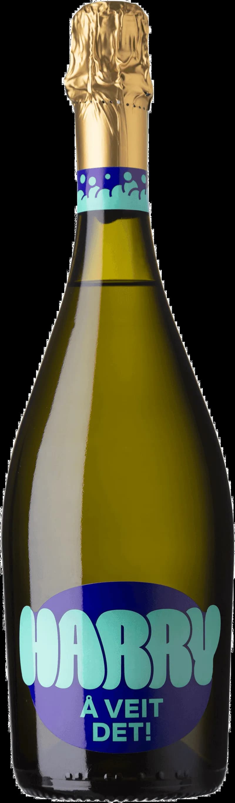 Flaska med mousserande vin från Harry A Veit