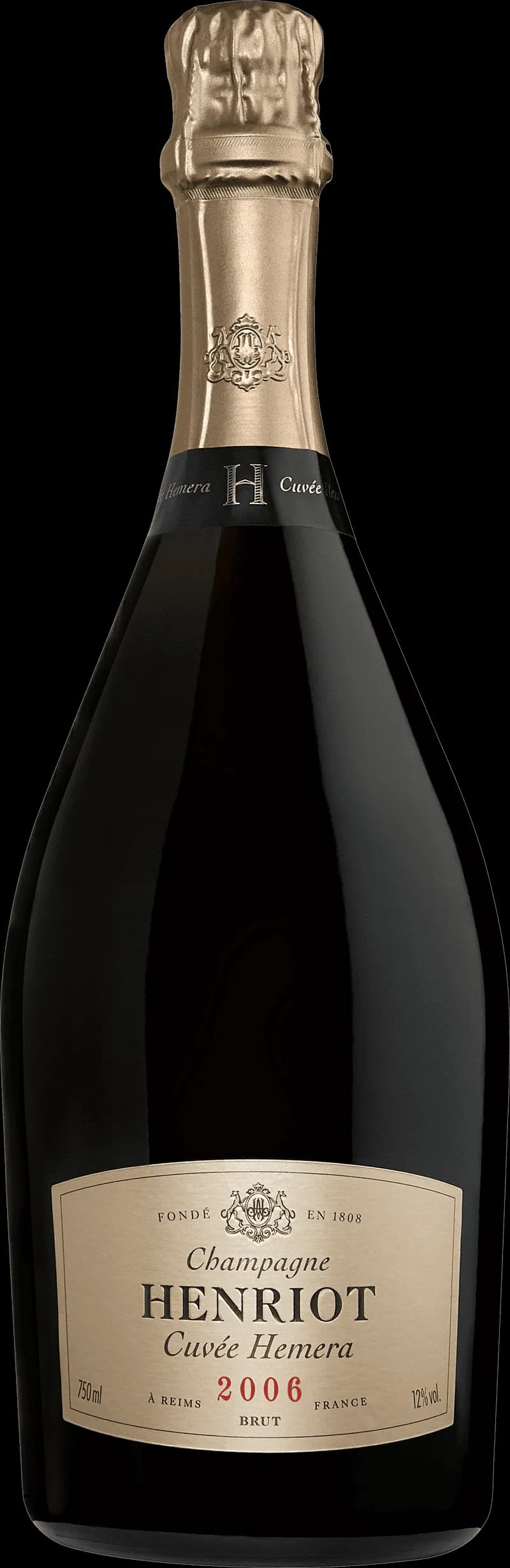 Flaska av mousserande vin från Henriot