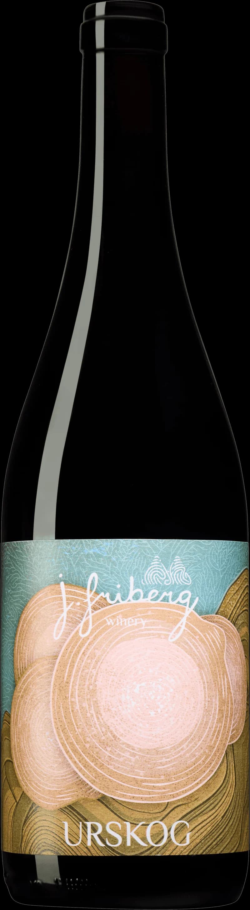 Flaska rött vin från J. Friberg Vineri