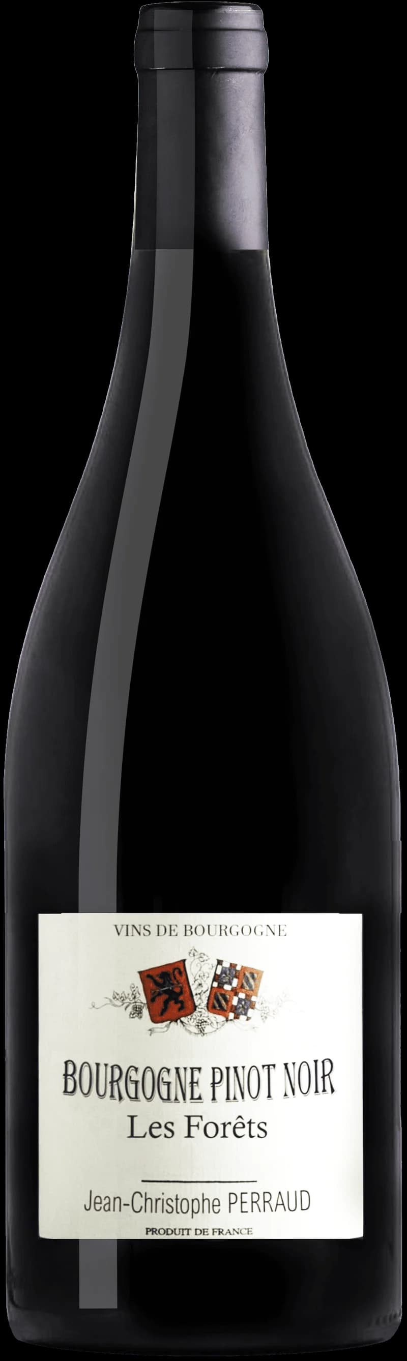 Jean-Christophe Perraud häller upp rött vin i ett glas.
