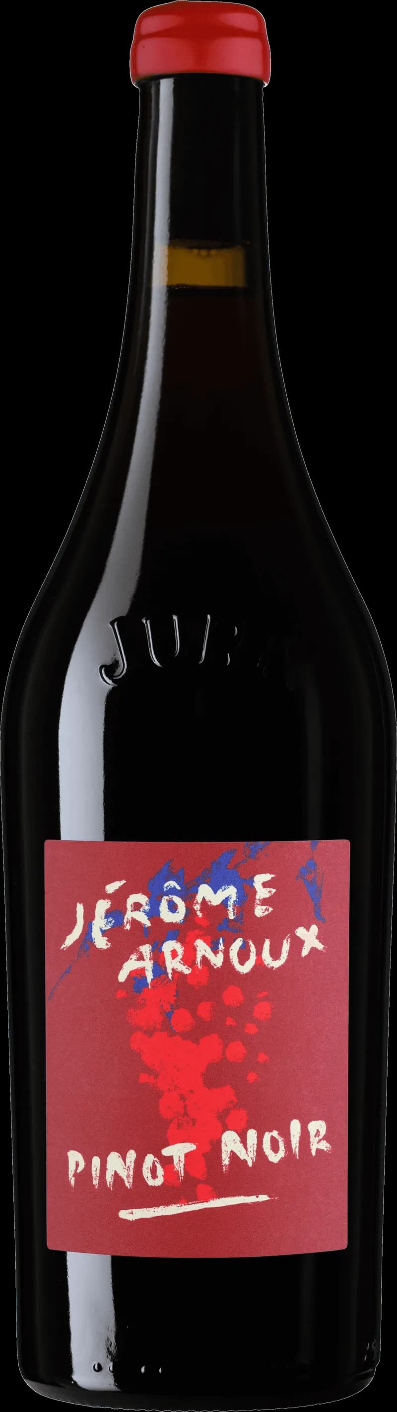 Flaska rött vin från Jérôme Arnoux
