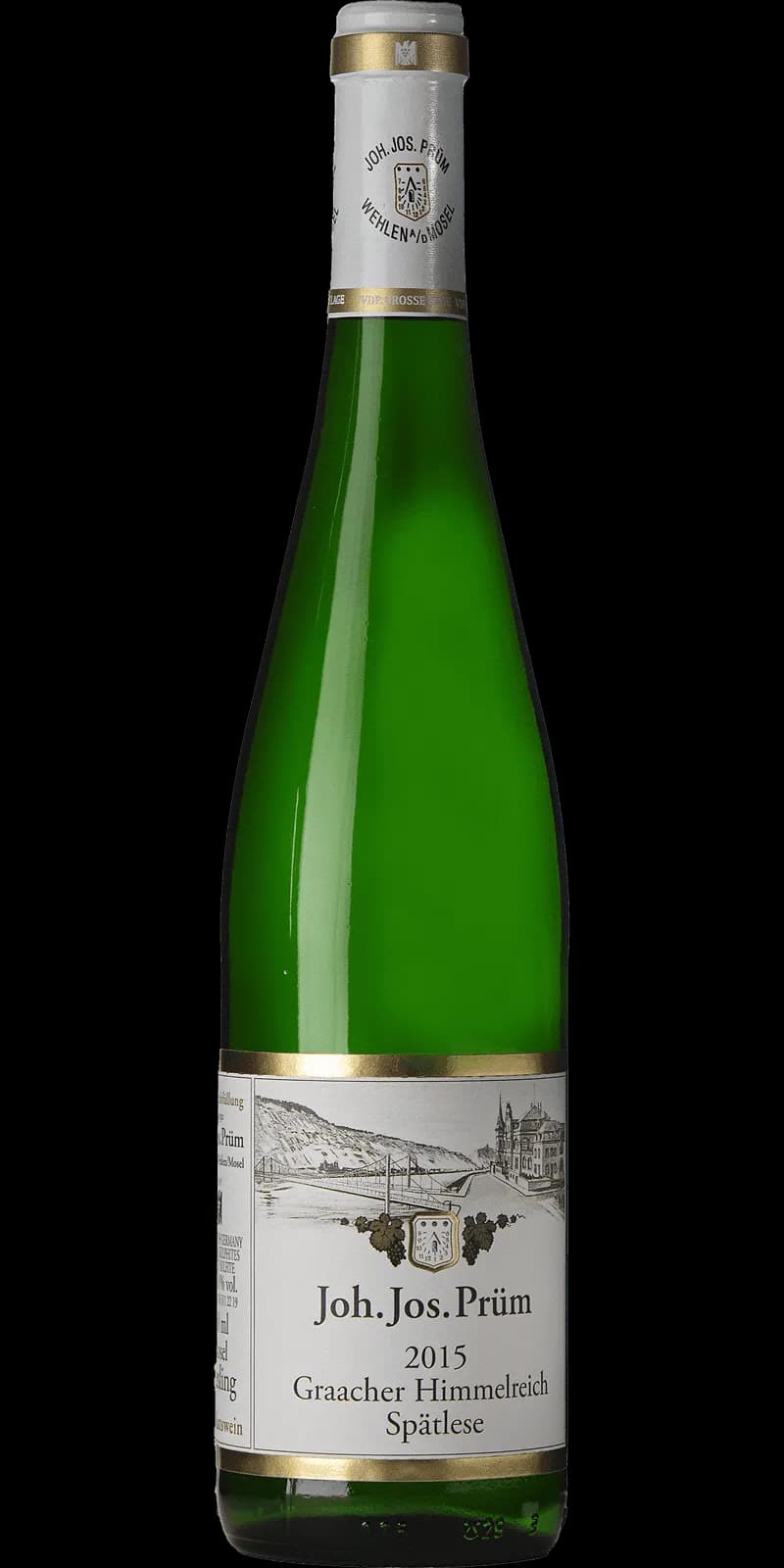 Flaska av vitt vin från Joh. Jos. Prum