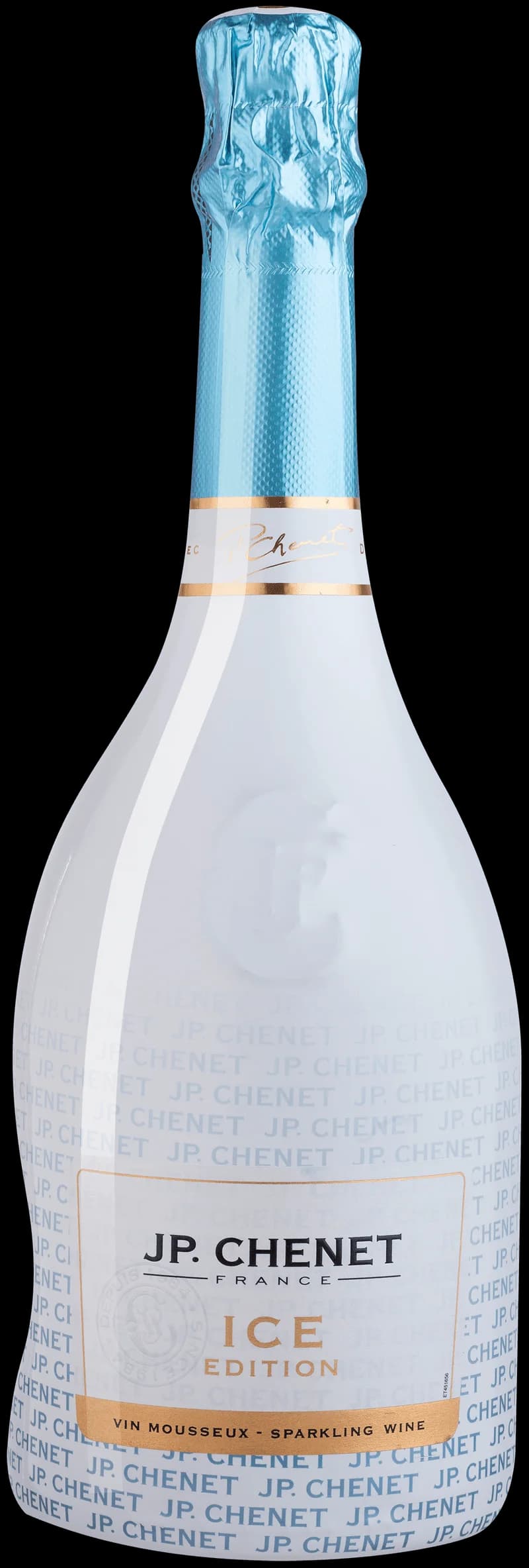 Flaska av JP Chenet mousserande vin med etikett