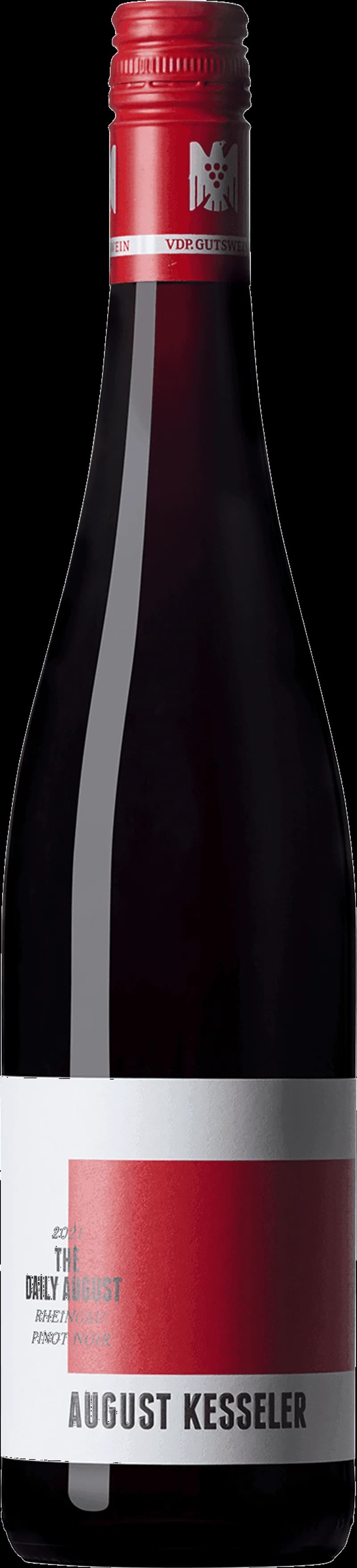 Flaska med rött vin från Kesseler