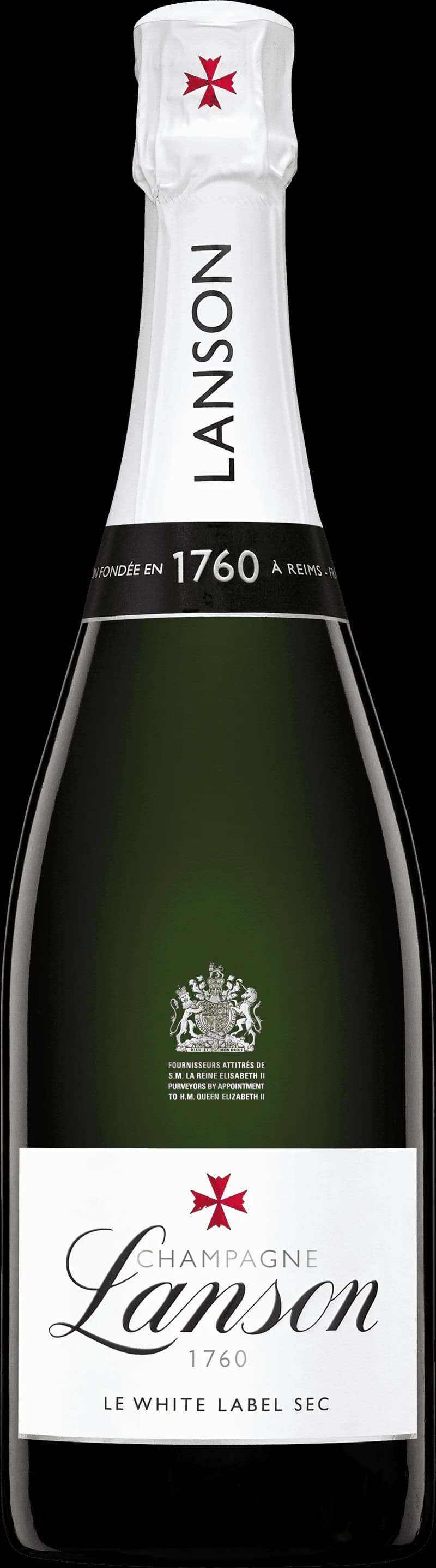 Lanson mousserande vin i champagneglas