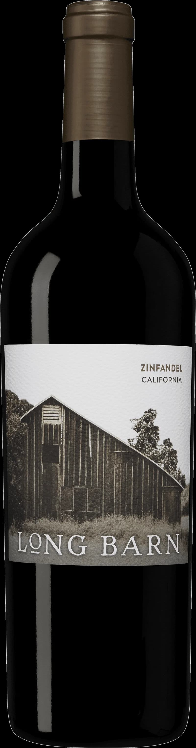 Flaska rött vin med etikett föreställande ett långt barn.