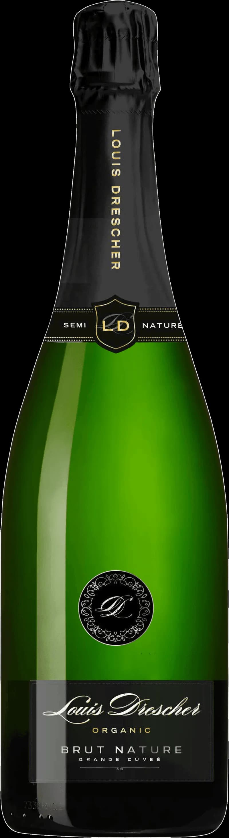 Louis Drescher mousserande vin i ett elegant glas