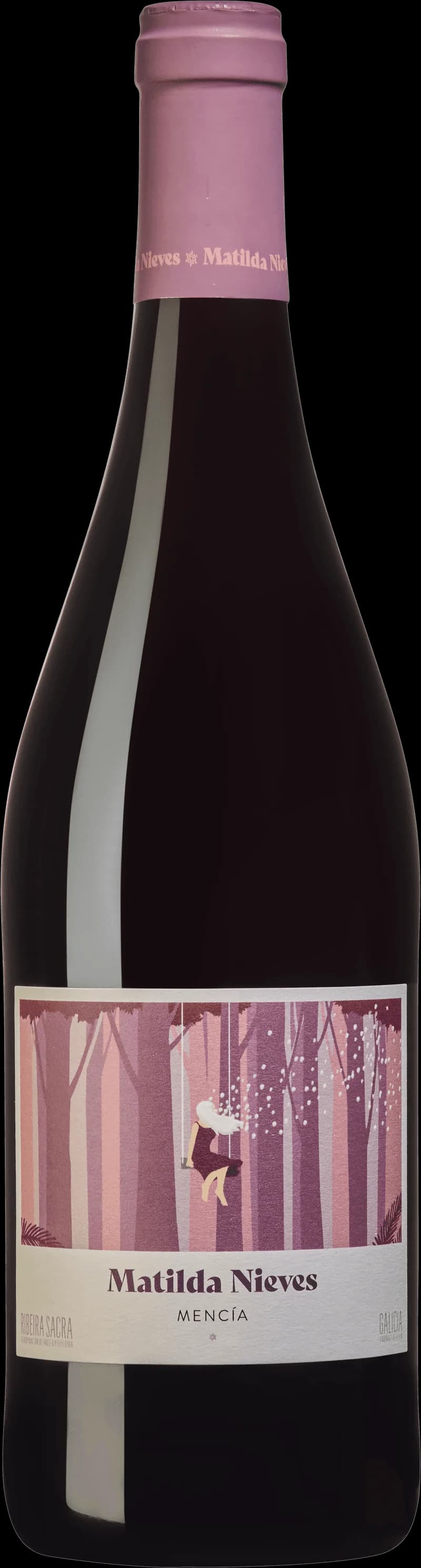 Ett glas rött vin från Matilda Nieves